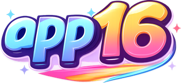app 16 লোগো সহ হোম পেজ